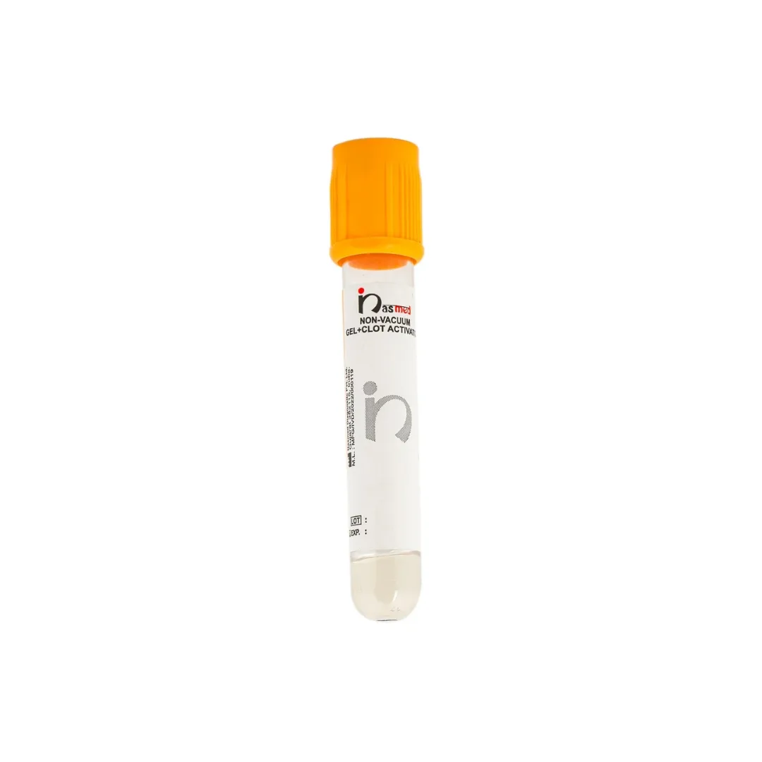 gel clot activator non - vacuum blood collection tube in india