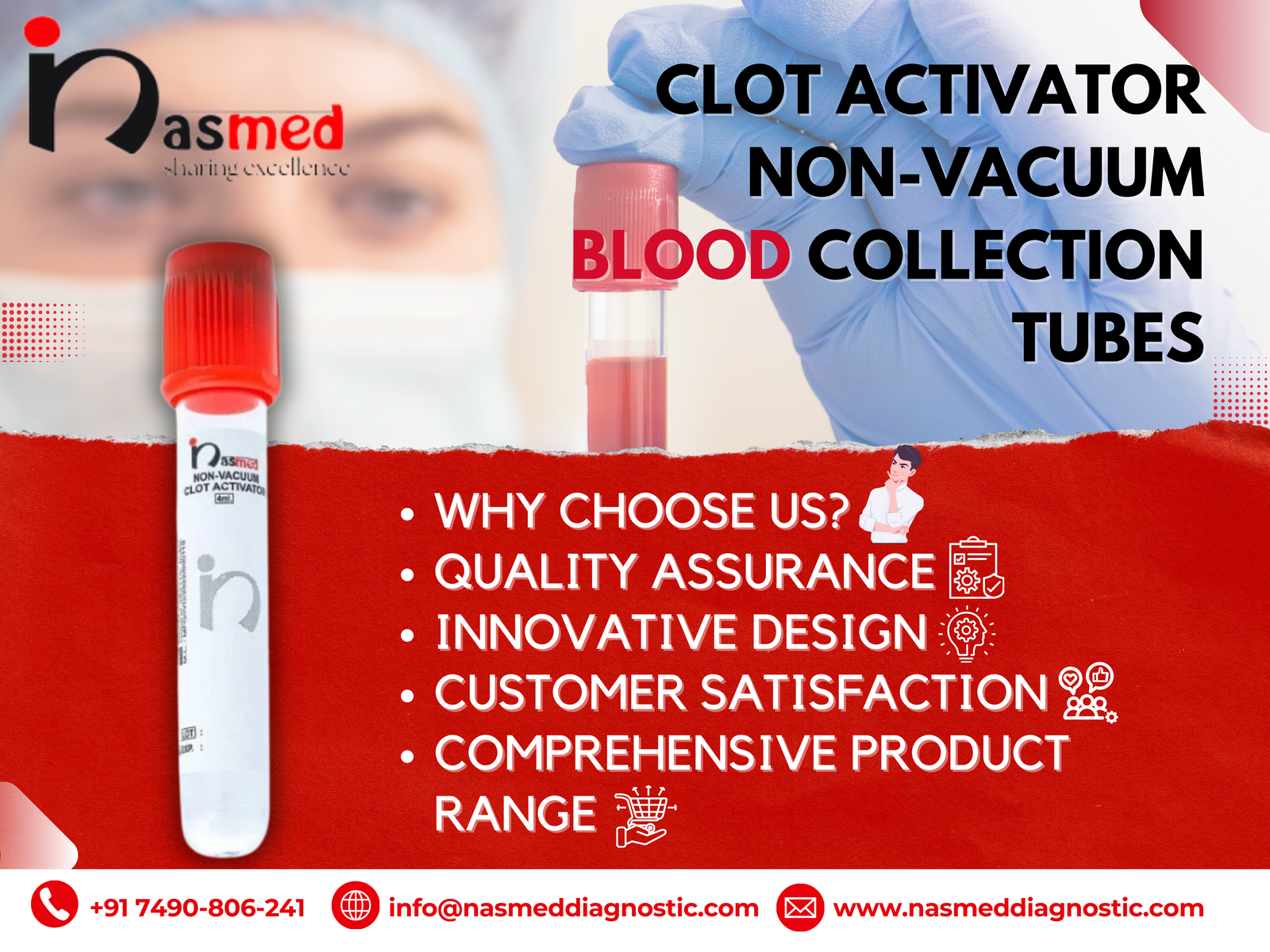 Clot Activator Non Vacuum Blood Collection Tubes in Jharkhand