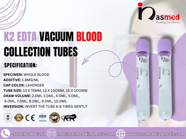 k2 edta vacuum blood collection tubes in india manufacturer