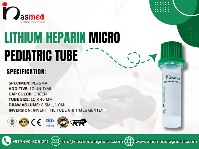 lithium heparin micro paediatric tube in maharashtra india