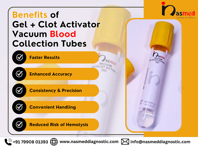 Gel Clot Activator Vacuum Blood Collection Tubes in Assam India