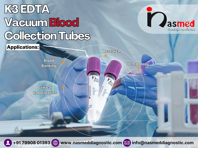 K3 EDTA Vacuum Blood Collection Tubes In Tripura India