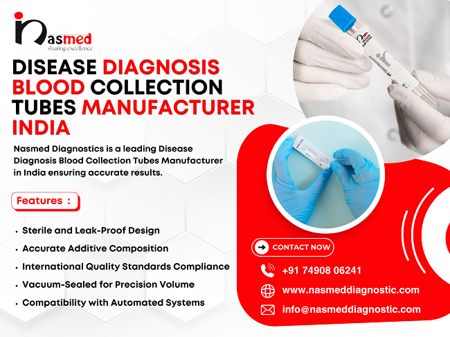disease diagnosis blood collection tubes manufacturer india