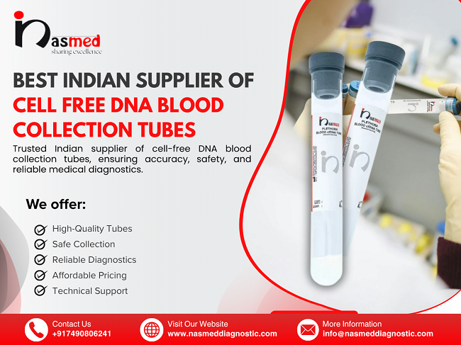 best indian supplier of cell free dna blood collection tubes