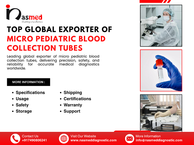 top global exporter of micro pediatric blood collection tubes