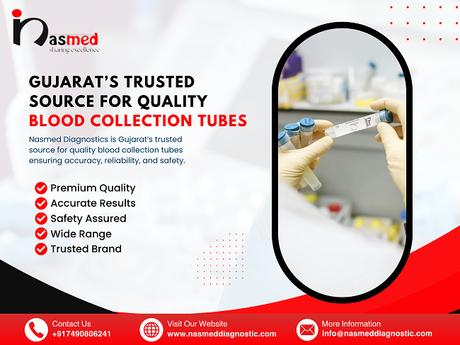 gujarat’s trusted source for quality blood collection tubes in india ahmedabad