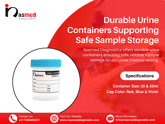 durable urine containers supporting safe sample storage in india gujarat ahmedabad
