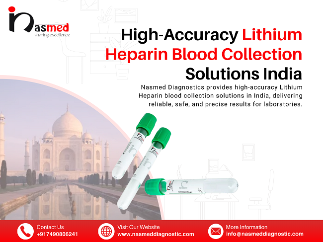 high accuracy lithium heparin blood collection solution in india