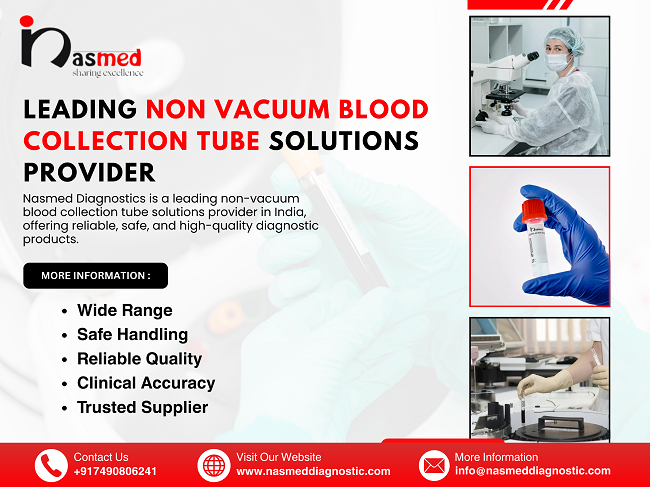 leading non vacuum blood collection tube solutions provider in india gujarat ahmedabad