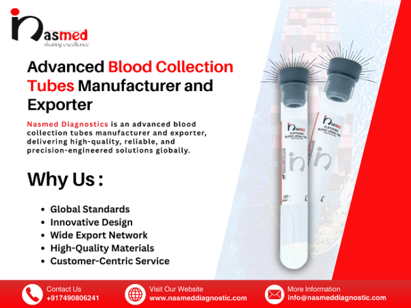 Advanced Blood Collection Tubes Manufacturer and Exporter