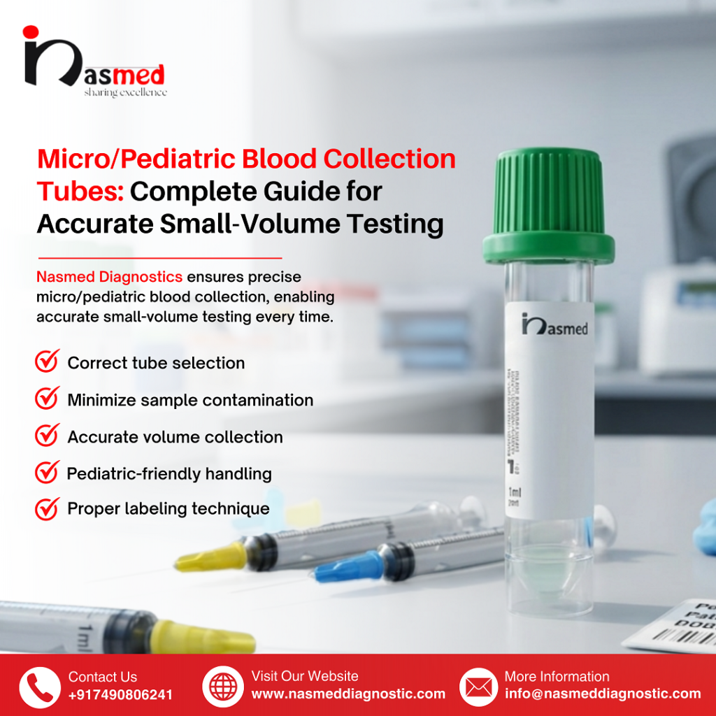 Efficient Blood Sampling Solutions with Pediatric Micro Tubes