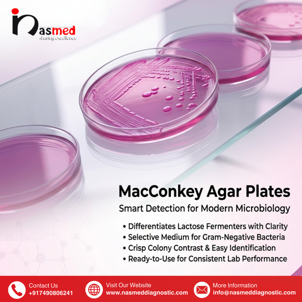 MacConkey Agar Plates for Accurate Bacterial Detection