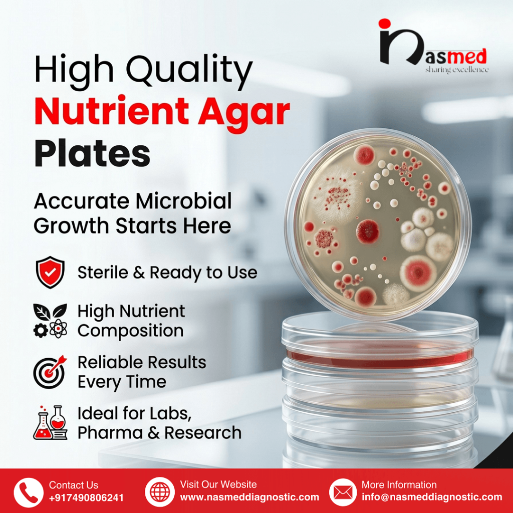 Nutrient Agar Plates Ensure Reliable Microbial Growth Results