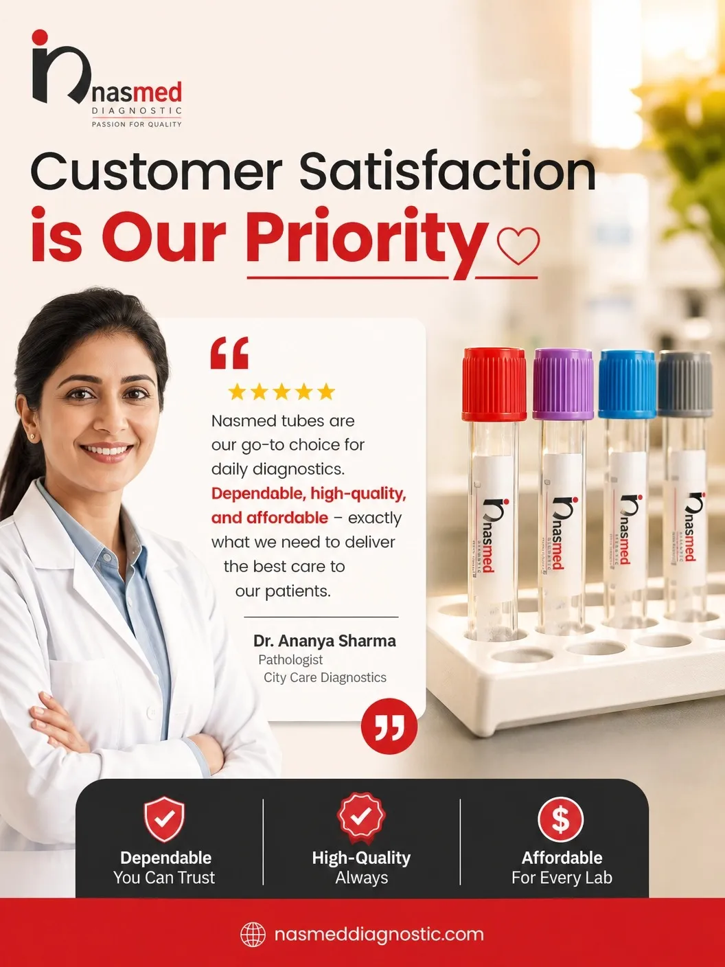 customer satisaftion Nasmed
