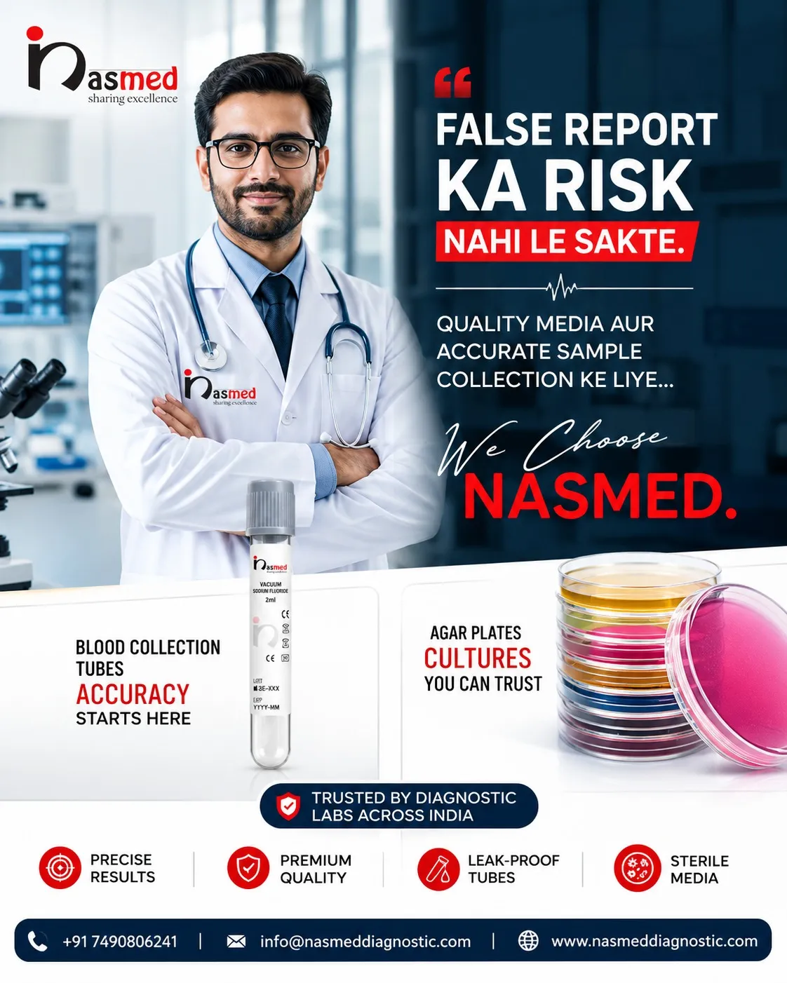 diagnostic accuracy starts with premium blood tubes