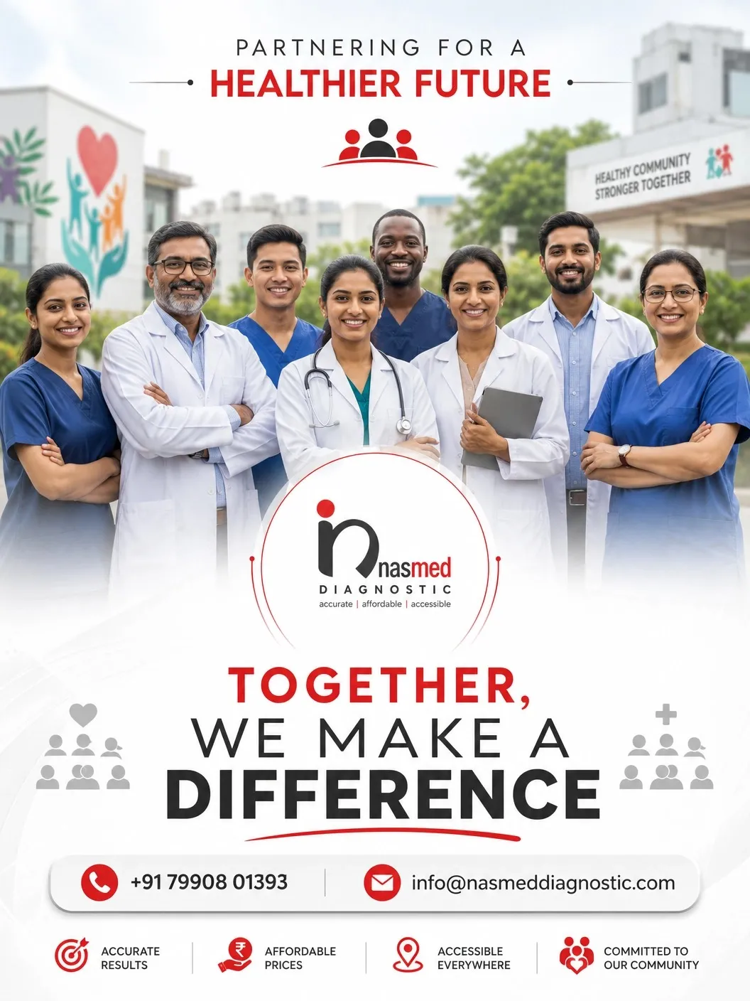 Nasmed Diagnostic healthcare team.