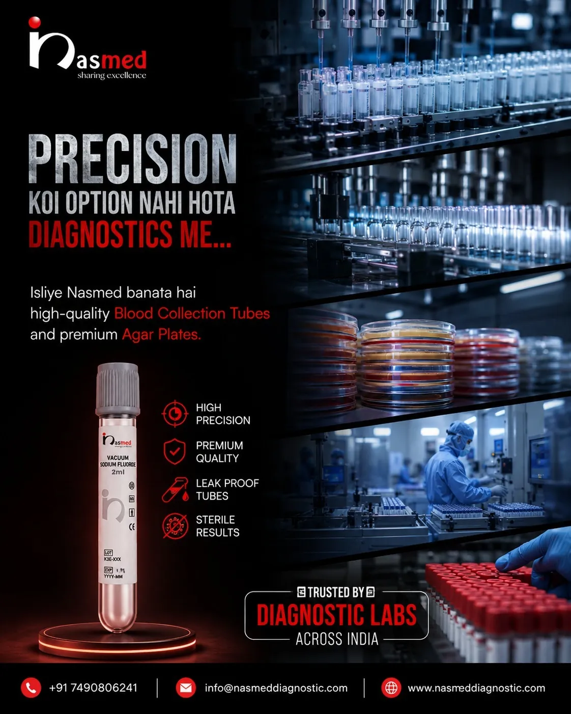 precision blood collection tubes