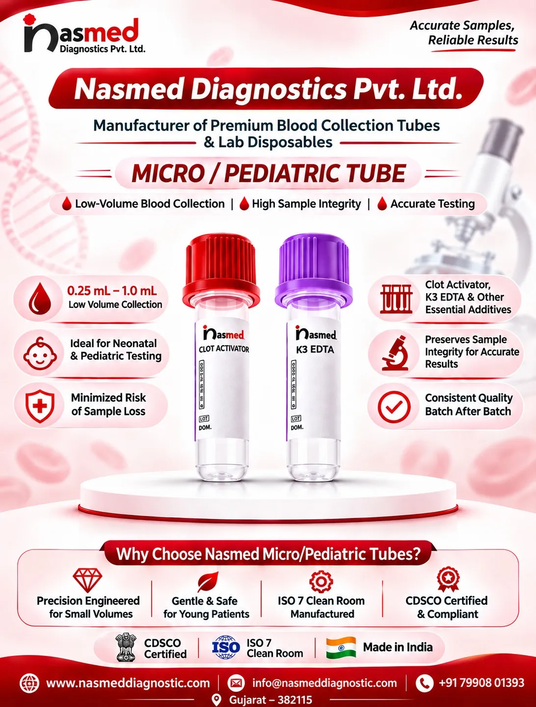 MICRO/PEDIATRIC TUBE By Nasmed